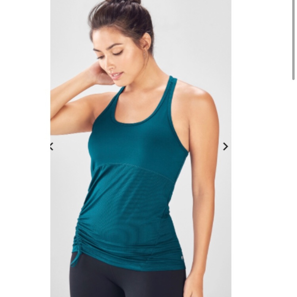 Fabletics Teal Tank Top